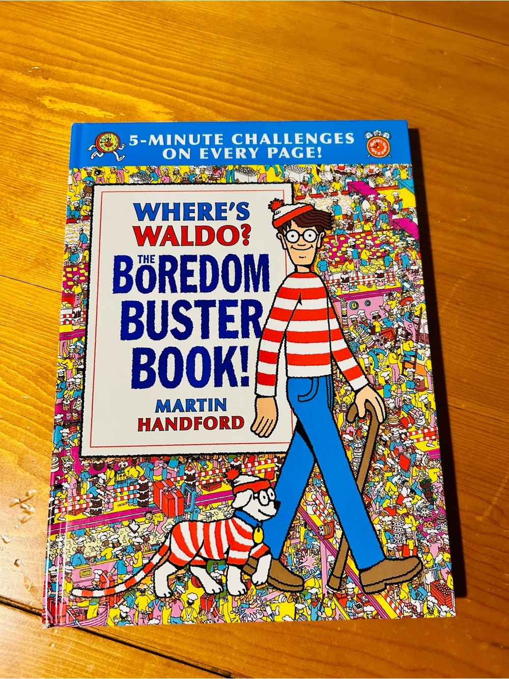 The Boredom Buster Book! — Blue & Red Cover